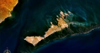 Les îles de Kerkennah vue de la NASA