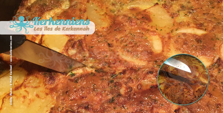 Vérifier la cuisson au couteau recette de cuisine tajine au thon tunisienne