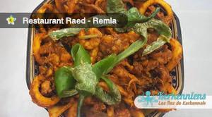 Spaghetti aux fruits de mer Restaurant Raed (Remla) Kerkennah 