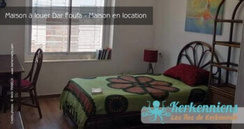 Chambre Marsa climatisée avec un lit simple Maison à louer – Dar Foufa 