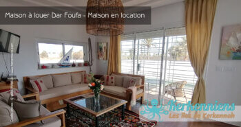 Espace salon Maison à louer à Kerkennah Dar Foufa - Maison en location