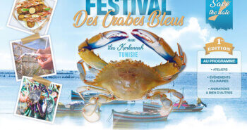 Affiche Blue-Adapt Festival des crabes bleus Du 13 au 15 octobre 2022 à Kerkennah