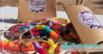 Colliers multicolores – Création artisanale de RaifArt par Raifa Skhiri