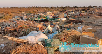Dépôts de déchets sauvages – Kerkennah août 2022