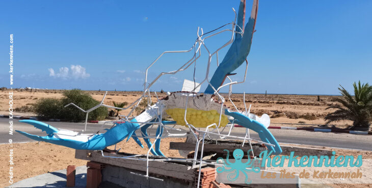 Polémiques autour de la Sculpture du Crabe Bleu à Kerkennah