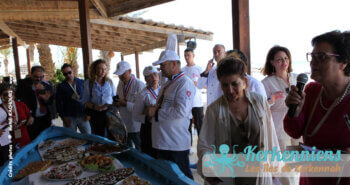 Les chefs cuisiniers, Kerkennah, Banquet à la chair de crabe bleu