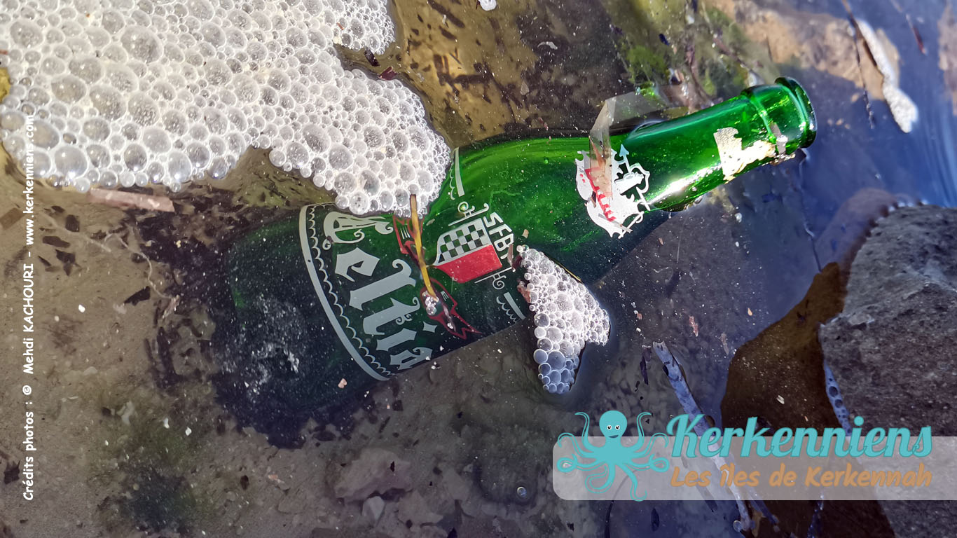 Bouteille de Bière Celtia 300ml trouvées en bord de mer (Verre consigné)