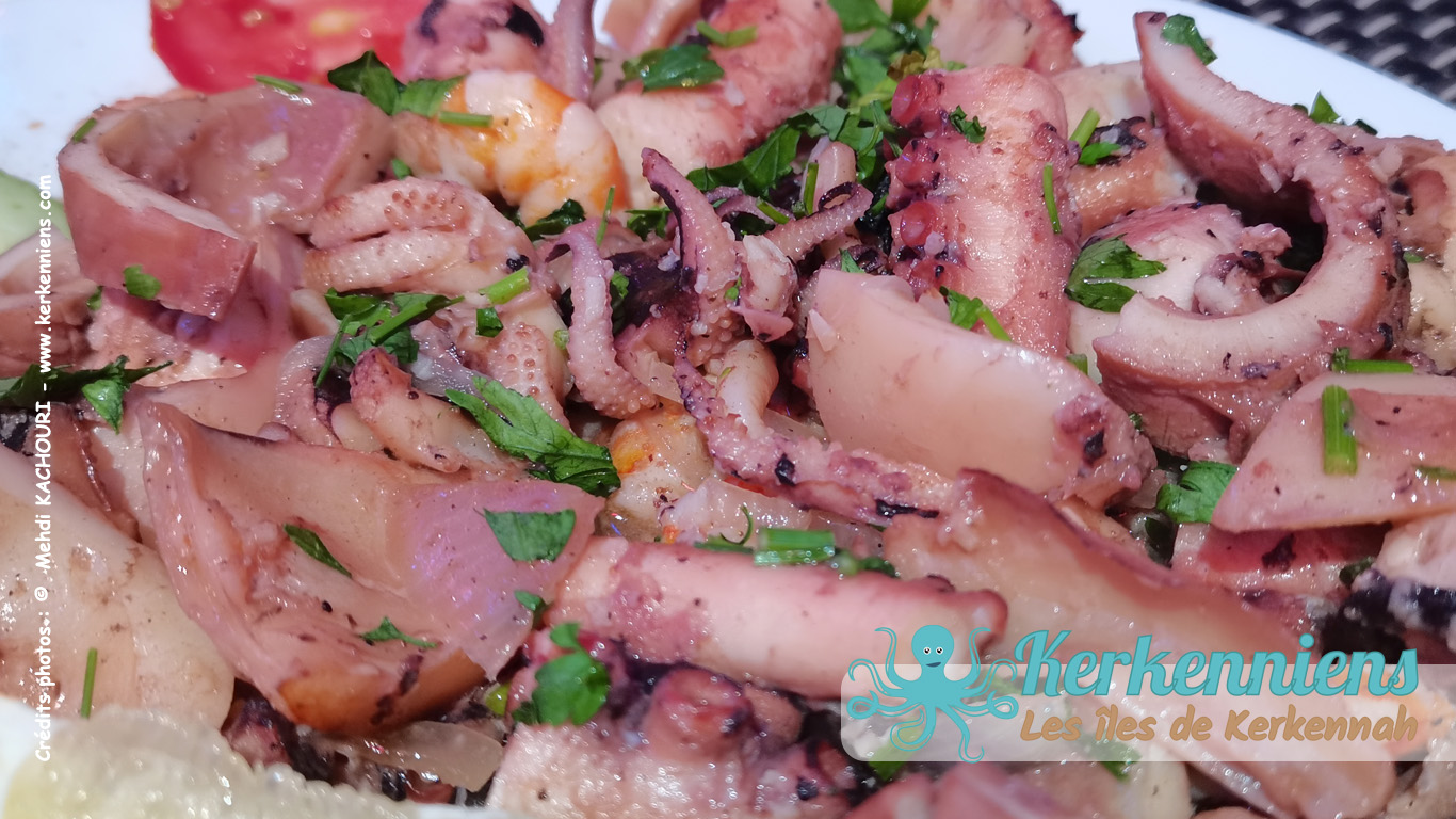 Plat Sauté de fruits de mer – On a testé le restaurant El Jazira (Kerkennah) pour vous !