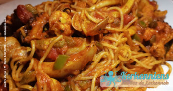On a testé le restaurant Cercina, Kerkennah : Le plat de spaghetti de fruits de mer