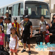 Photo 4 : Arrivée à Ouled Yaneg, troupe de joyeux lurons à la découverte de Kerkennah, juillet 2023