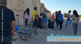 Nettoyage du Fort El Hsar : Action de l'INP (Institut national du Patrimoine)
