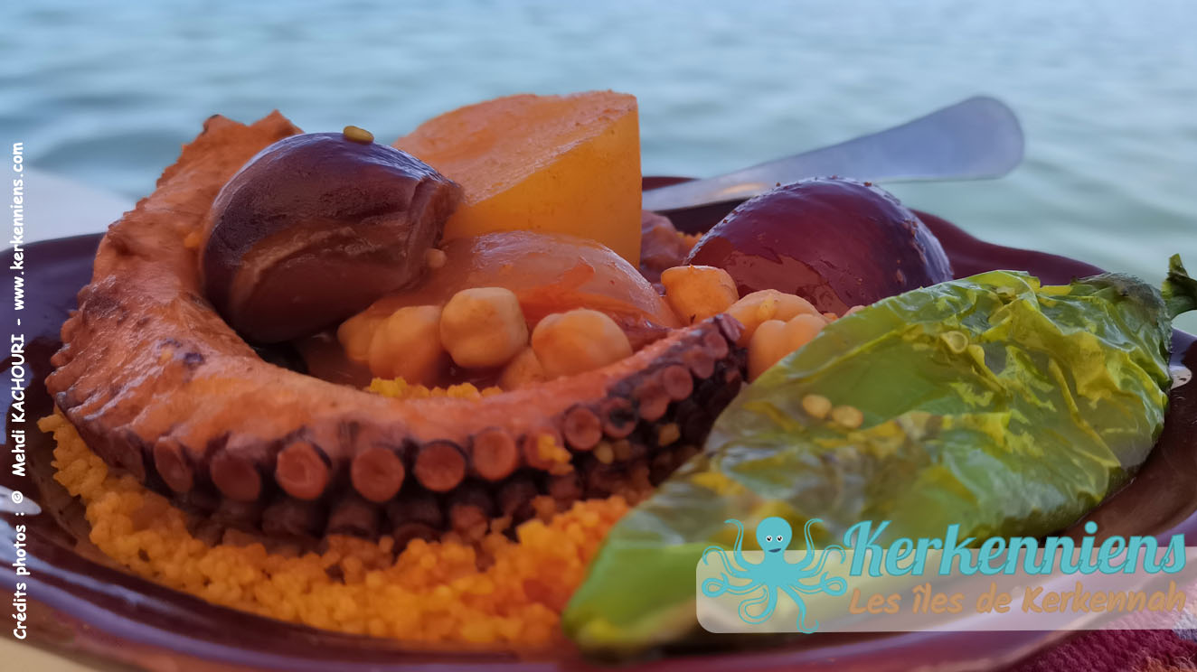 Couscous de poulpe en mer, oignon confit et piment grillé à fleur d'eau, offrez-vous l'exceptionnel !