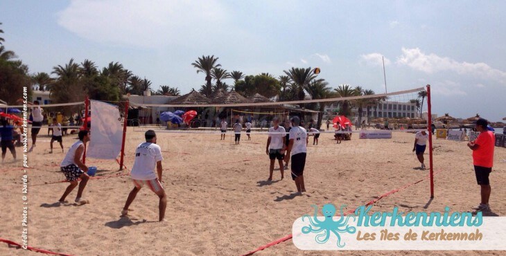 Équipe homme 3×3 Kerkennah terre beach volley Kerkennah Happy Beach Volley Ball