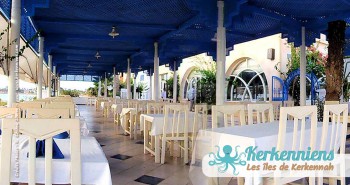 Le Restaurant de l’hôtel Cercina Kerkennah Tunisie