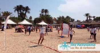 Service beach volley ball Kerkennah terre beach volley Kerkennah Happy Beach Volley Ball