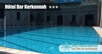 Vue piscine Hôtel Dar Kerkennah - Kerkennah Tunisie
